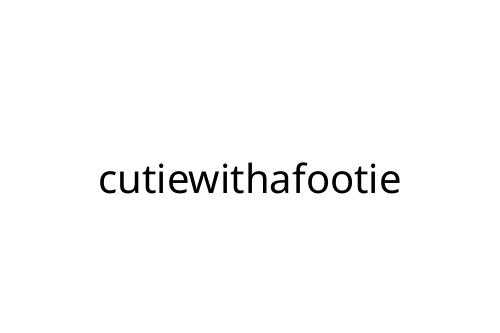 cutiewithafootie