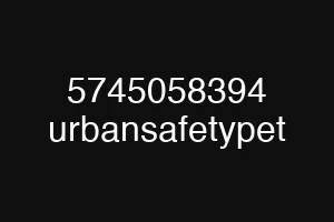 5745058394 urbansafetypet